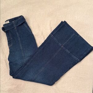 We The Free Dark Blue Flare Jeans